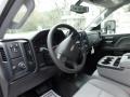 Dark Ash/Jet Black 2017 Chevrolet Silverado 3500HD Work Truck Regular Cab Dual Rear Wheel 4x4 Interior Color