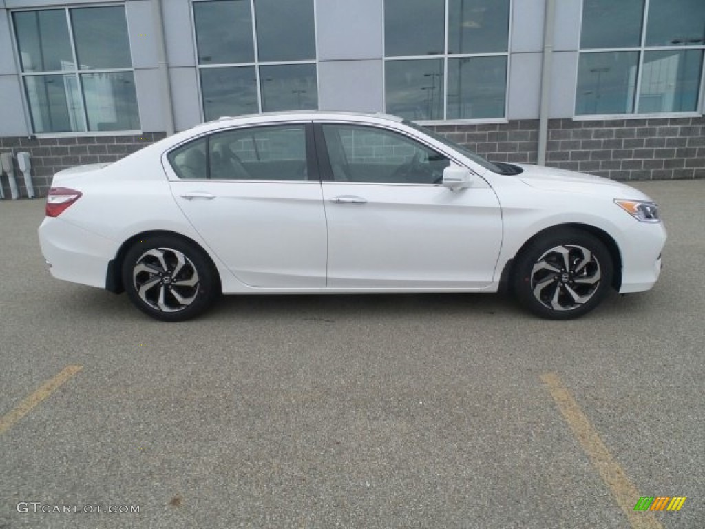 2017 Accord EX-L V6 Sedan - White Orchid Pearl / Ivory photo #2