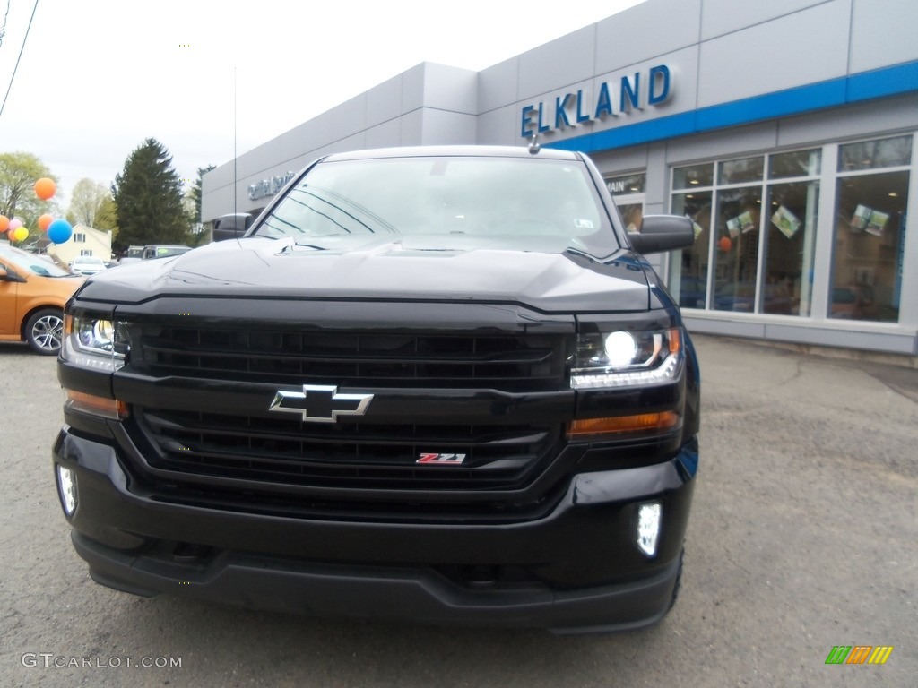 2017 Silverado 1500 LT Double Cab 4x4 - Black / Jet Black photo #1