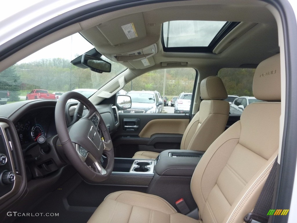 Cocoa/­Dark Sand Interior 2017 GMC Sierra 1500 Denali Crew Cab 4WD Photo #120091869