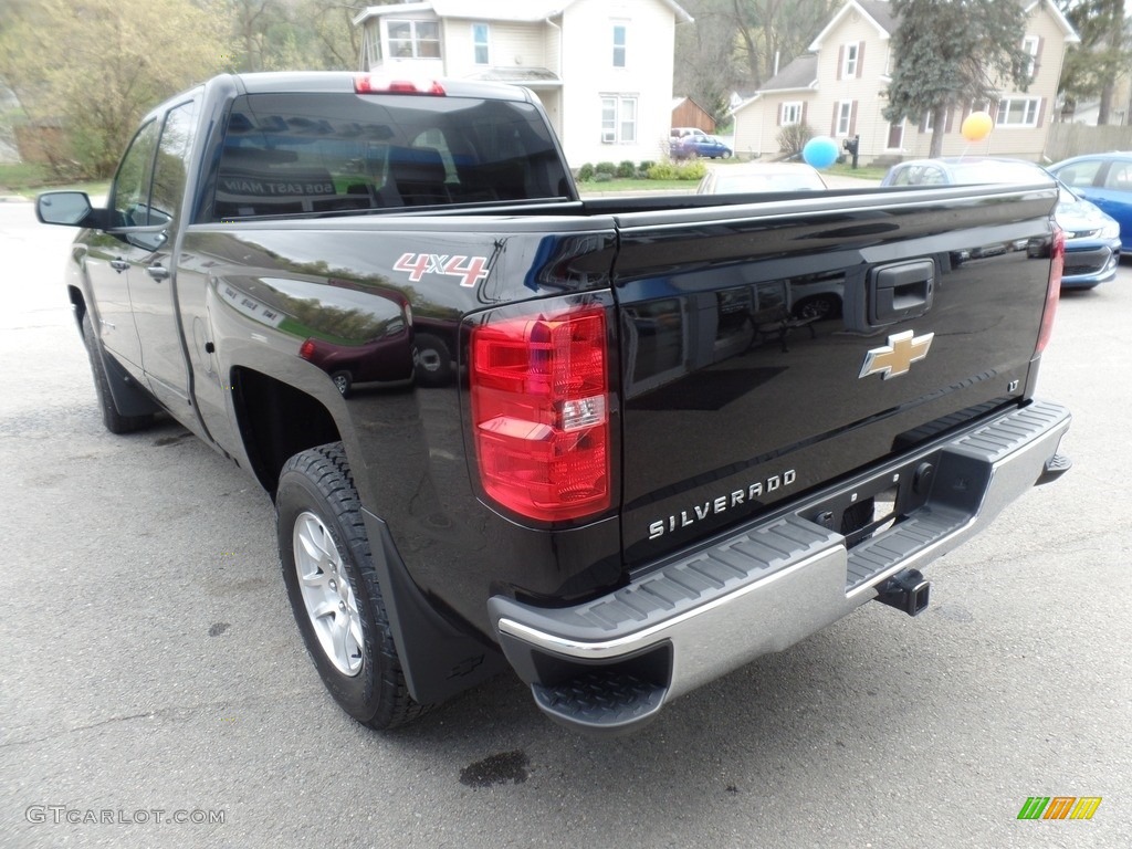 2017 Silverado 1500 LT Double Cab 4x4 - Black / Jet Black photo #6