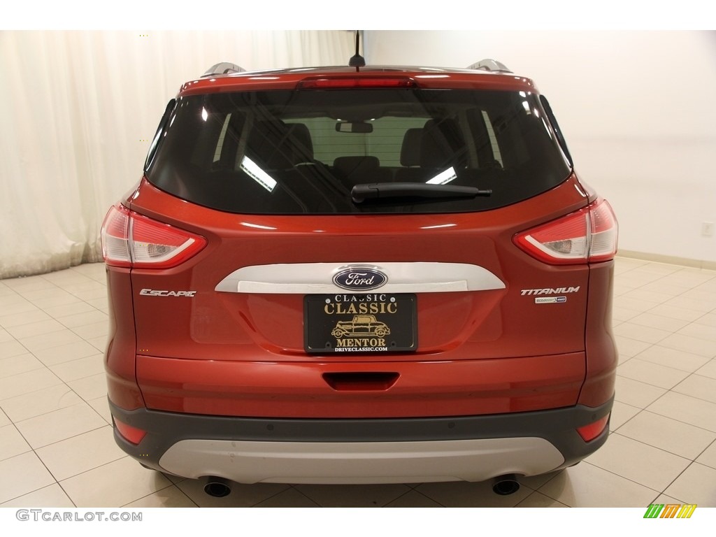 2015 Escape Titanium 4WD - Sunset Metallic / Medium Light Stone photo #14