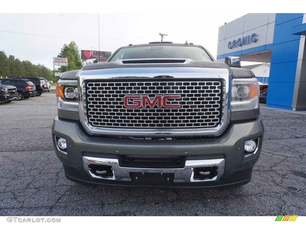 2017 Sierra 2500HD Denali Crew Cab 4x4 - Mineral Metallic / Cocoa/Dark Sand photo #2