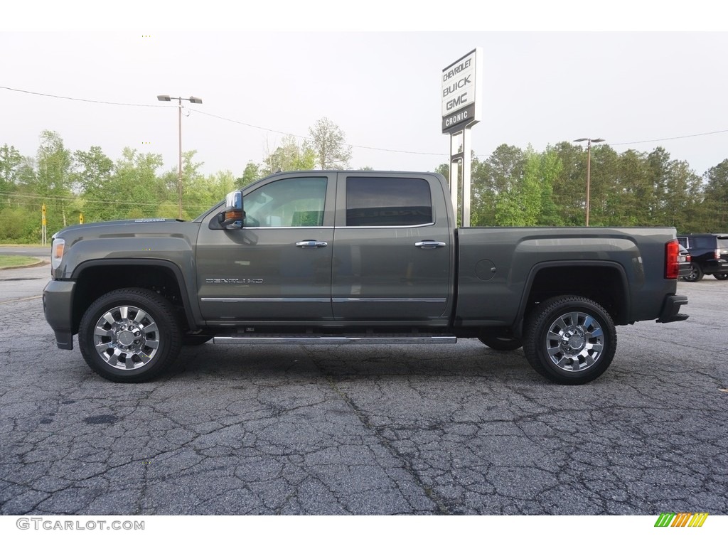 2017 Sierra 2500HD Denali Crew Cab 4x4 - Mineral Metallic / Cocoa/Dark Sand photo #4