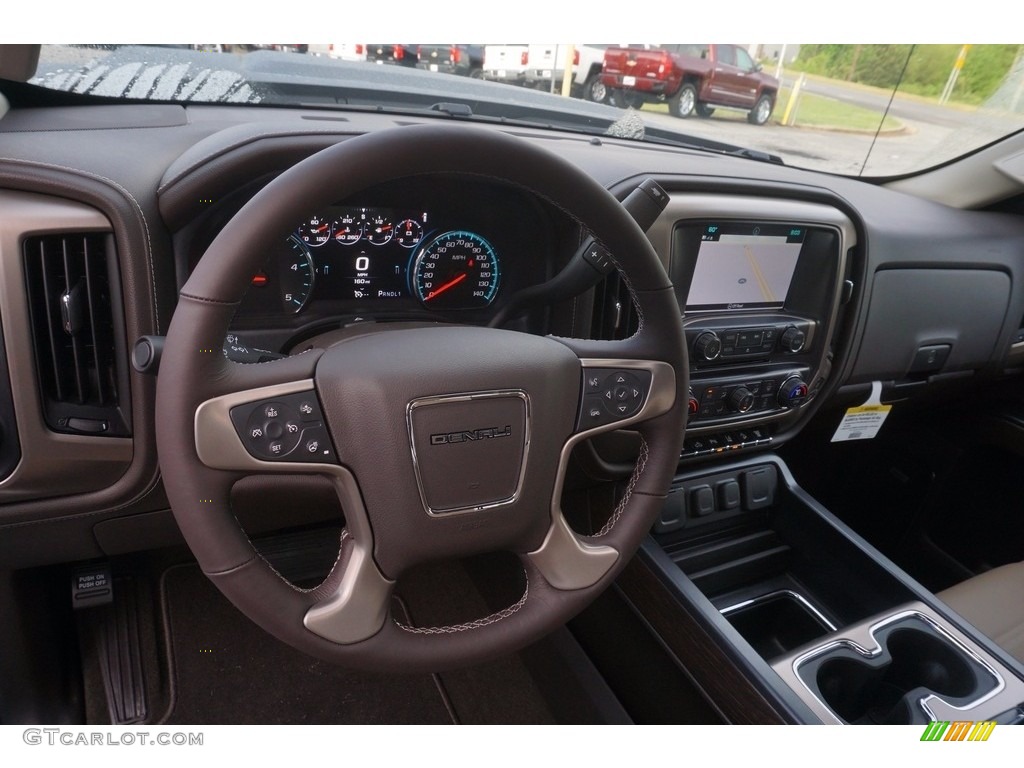 2017 GMC Sierra 2500HD Denali Crew Cab 4x4 Cocoa/Dark Sand Dashboard Photo #120096561