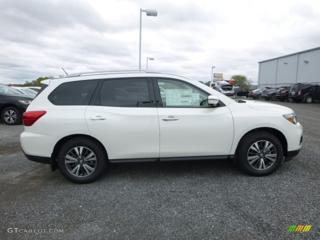 2017 Pathfinder SL 4x4 - Pearl White / Almond photo #3