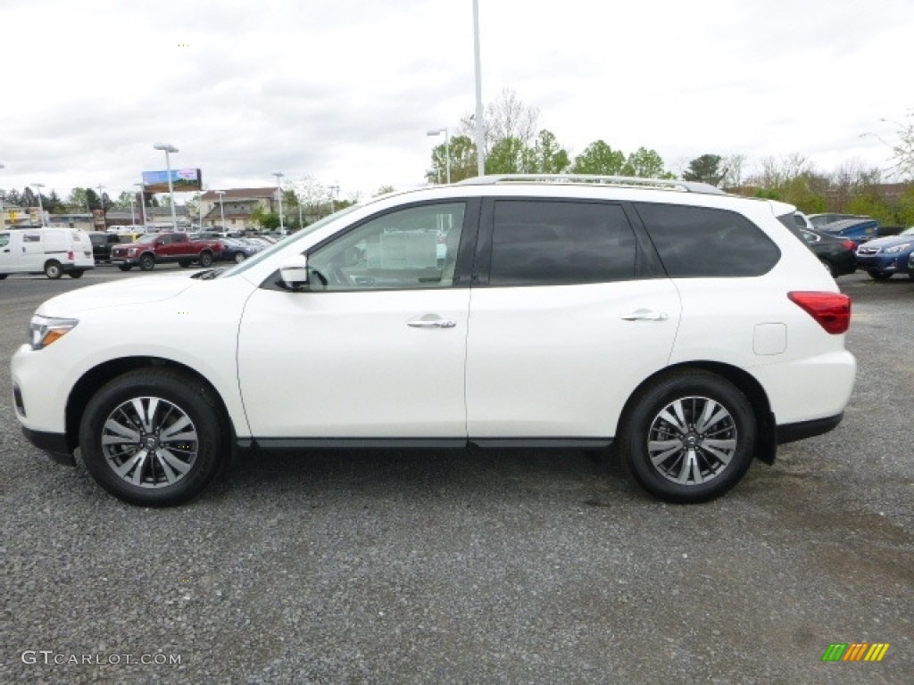 2017 Pathfinder SL 4x4 - Pearl White / Almond photo #11