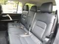 2017 Toyota Land Cruiser Black Interior Rear Seat Photo