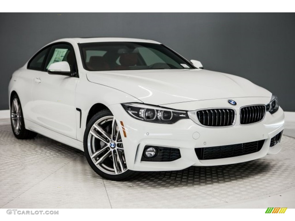 Alpine White 2018 BMW 4 Series 430i Coupe Exterior Photo #120099159