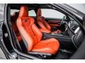 Sakhir Orange/Black Interior Photo for 2018 BMW M4 #120099195