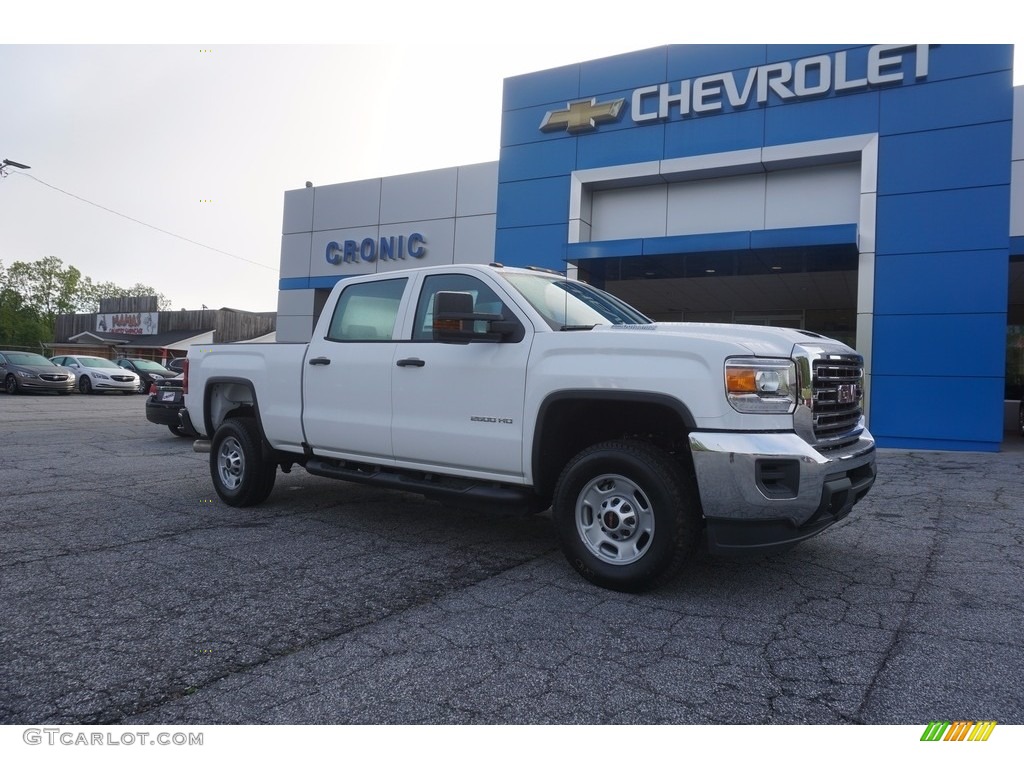 2017 Sierra 2500HD Crew Cab - Summit White / Jet Black/Dark Ash photo #1