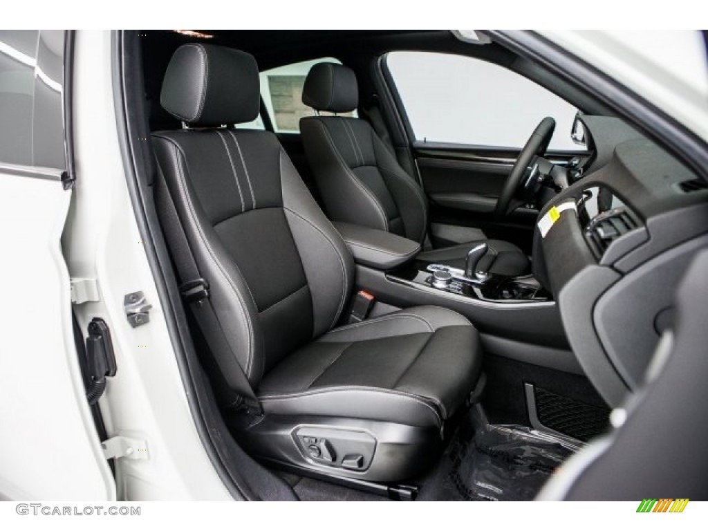 Black Interior 2018 BMW X4 M40i Photo #120099426