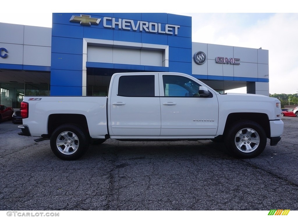 2017 Silverado 1500 LT Crew Cab 4x4 - Summit White / Jet Black photo #8