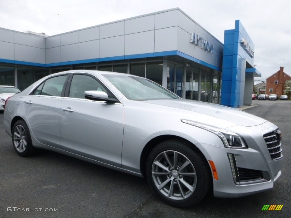 Radiant Silver Metallic 2017 Cadillac CTS Luxury AWD Exterior Photo #120099924