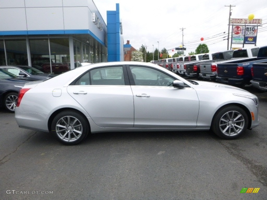 Radiant Silver Metallic 2017 Cadillac CTS Luxury AWD Exterior Photo #120099966
