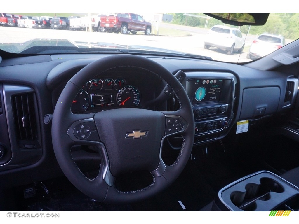 2017 Silverado 1500 LT Crew Cab 4x4 - Pepperdust Metallic / Jet Black photo #10