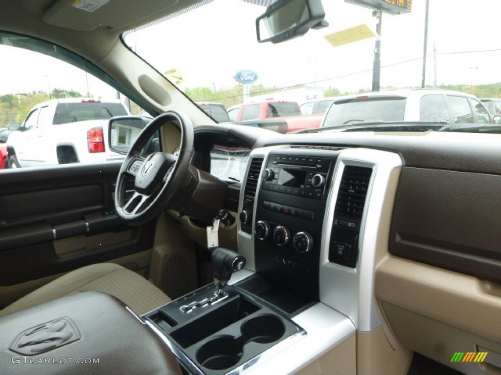 2012 Ram 1500 Big Horn Quad Cab 4x4 - Sagebrush Pearl / Light Pebble Beige/Bark Brown photo #4