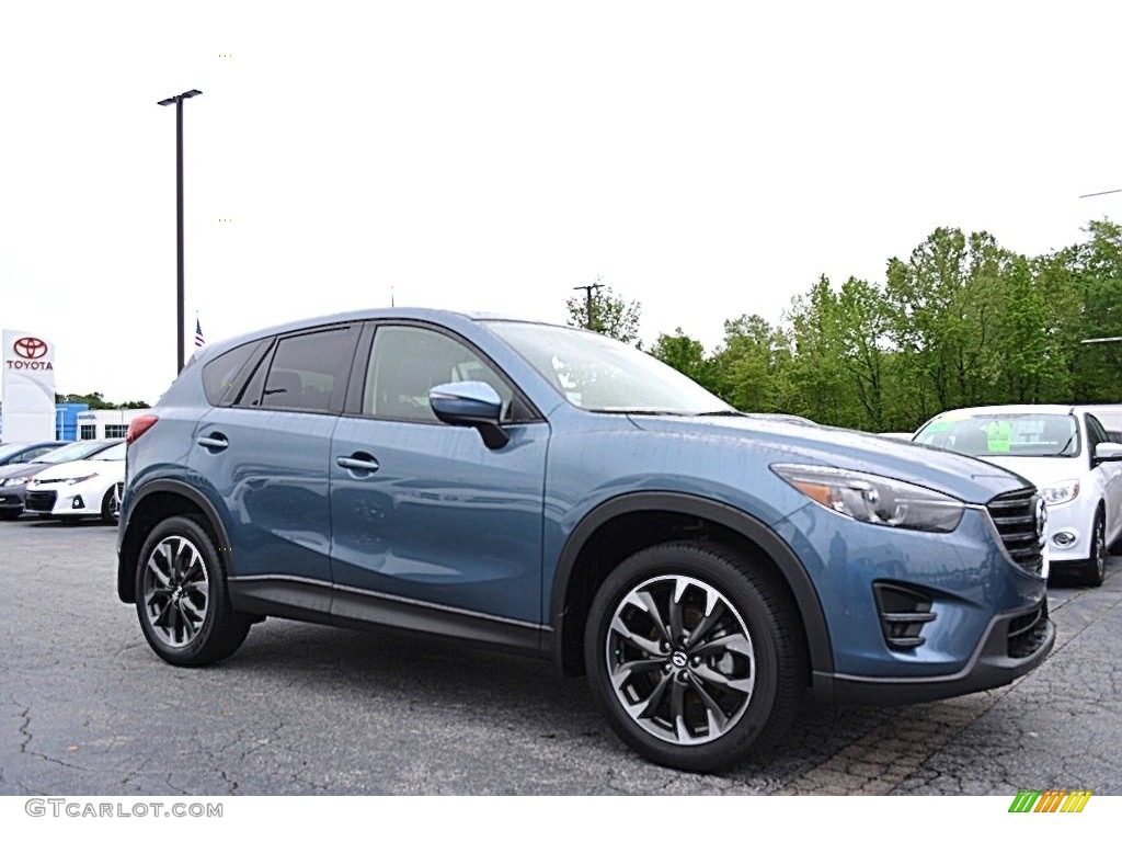 Blue Reflex Mica 2016 Mazda CX-5 Grand Touring Exterior Photo #120101364