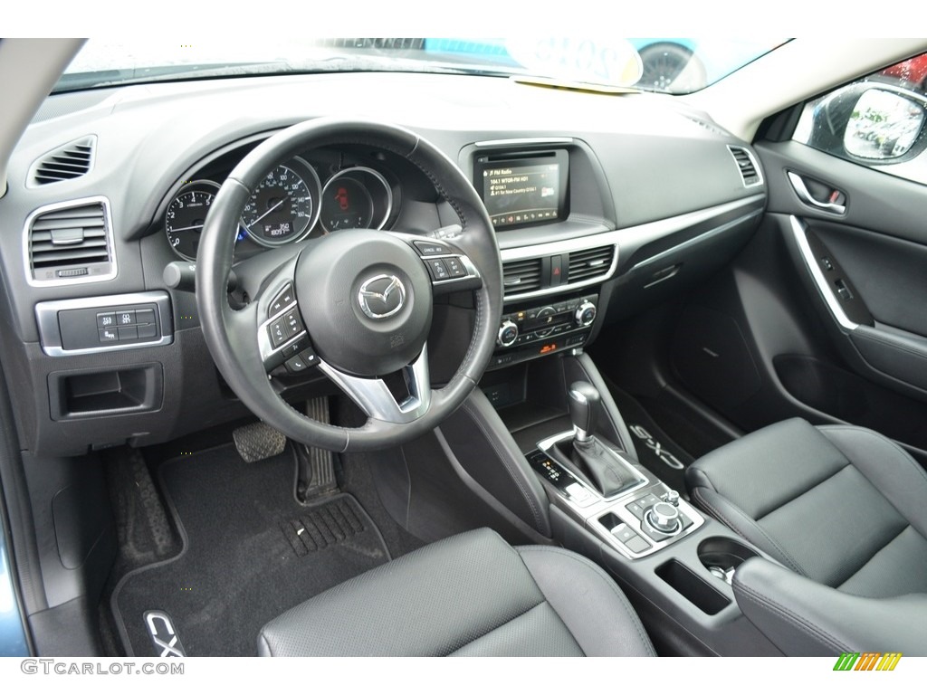 Black Interior 2016 Mazda CX-5 Grand Touring Photo #120101584