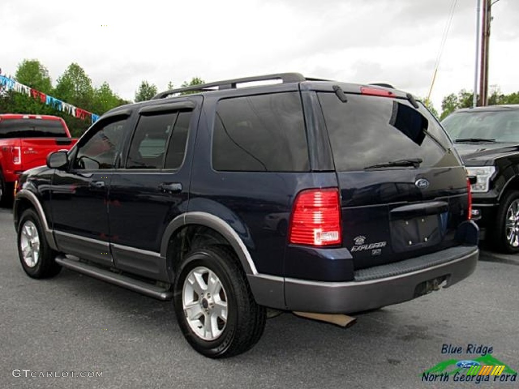 2003 Explorer XLT 4x4 - True Blue Metallic / Medium Parchment Beige photo #2