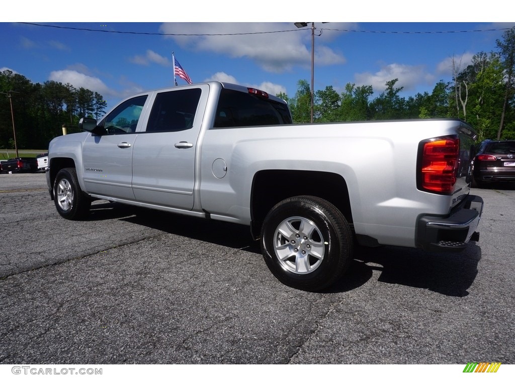 2017 Silverado 1500 LT Crew Cab - Silver Ice Metallic / Jet Black photo #5