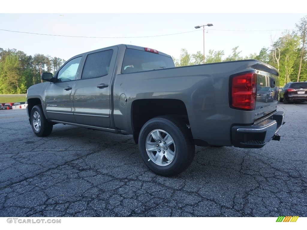 2017 Silverado 1500 LT Crew Cab - Pepperdust Metallic / Jet Black photo #5