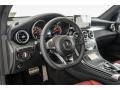 Cranberry Red/Black 2017 Mercedes-Benz GLC 300 4Matic Dashboard