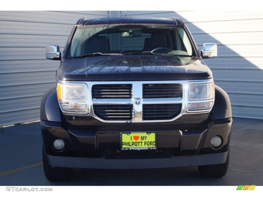 2007 Nitro SLT 4x4 - Black / Red/Black photo #2