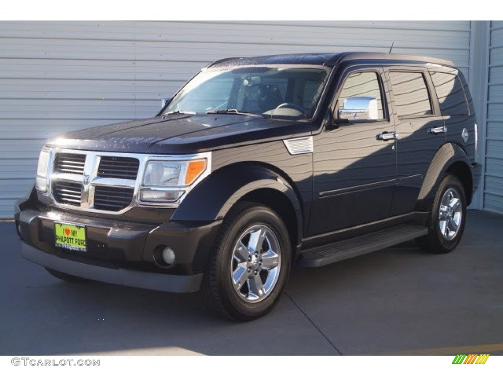 2007 Nitro SLT 4x4 - Black / Red/Black photo #3