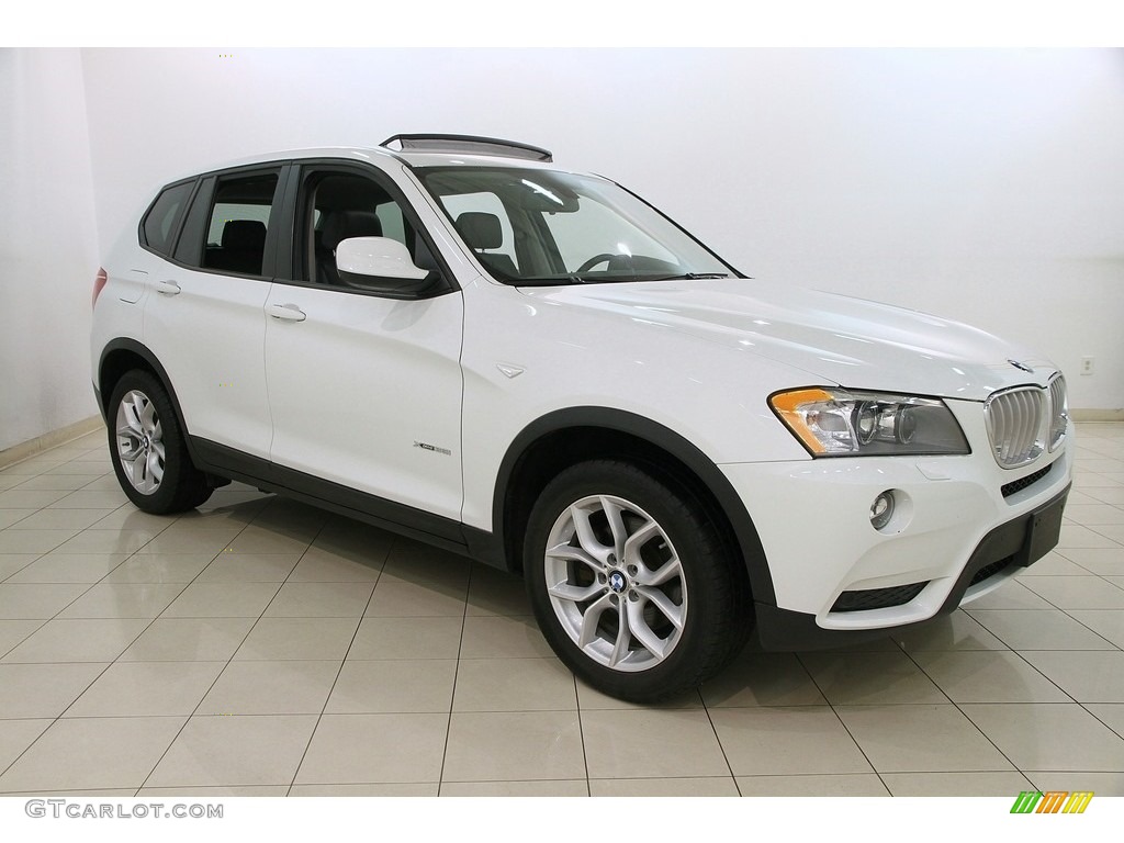 Alpine White BMW X3