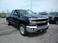 2017 Black Chevrolet Silverado 1500 LT Double Cab 4x4  photo #3