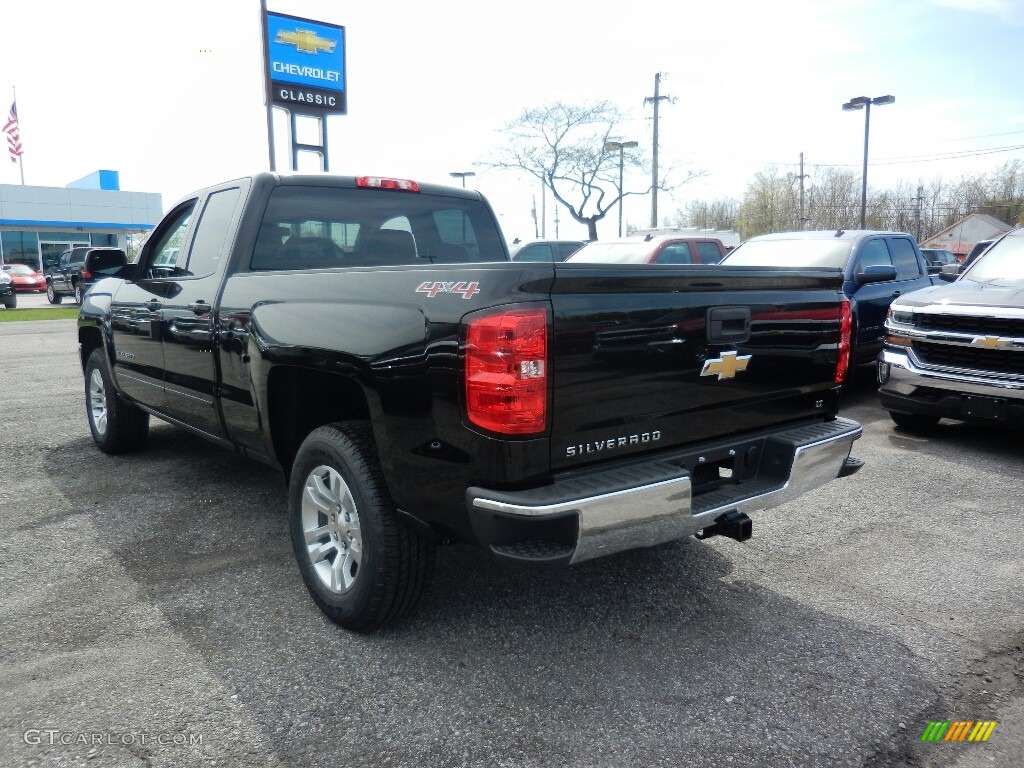 2017 Silverado 1500 LT Double Cab 4x4 - Black / Jet Black photo #5