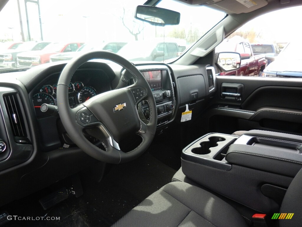 2017 Silverado 1500 LT Double Cab 4x4 - Black / Jet Black photo #7