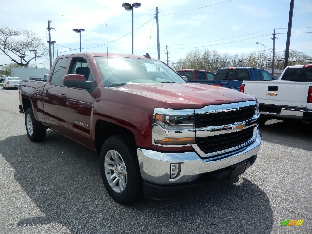 2017 Silverado 1500 LT Double Cab 4x4 - Siren Red Tintcoat / Jet Black photo #3