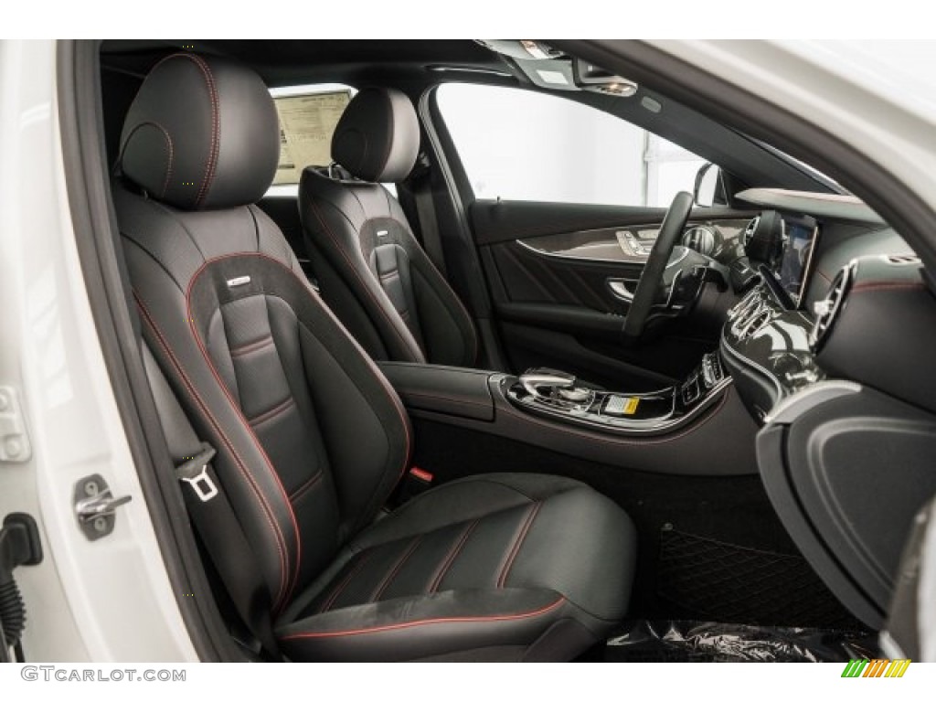 Black Interior 2017 Mercedes-Benz E 43 AMG 4Matic Sedan Photo #120107895