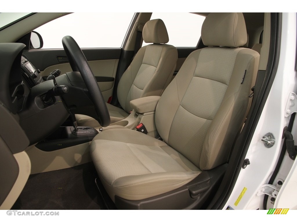 2012 Elantra GLS Touring - Monaco White / Beige photo #5