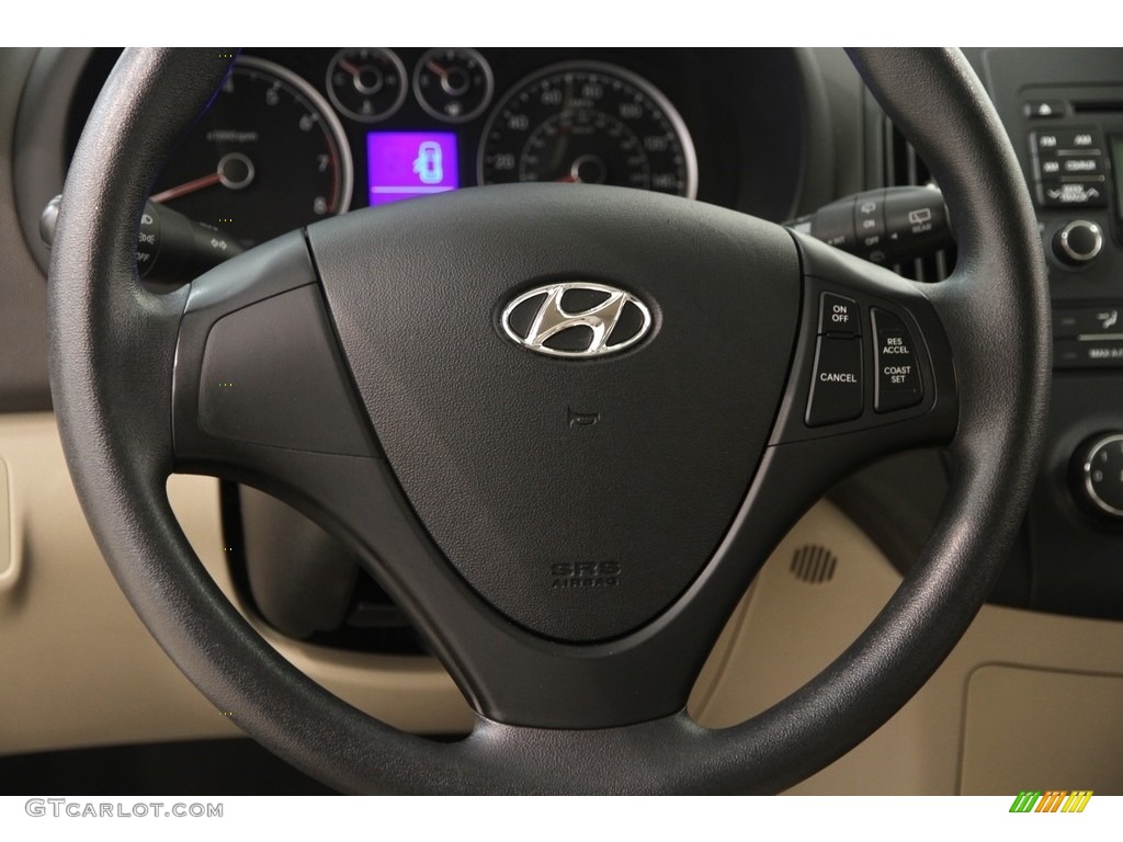2012 Elantra GLS Touring - Monaco White / Beige photo #6