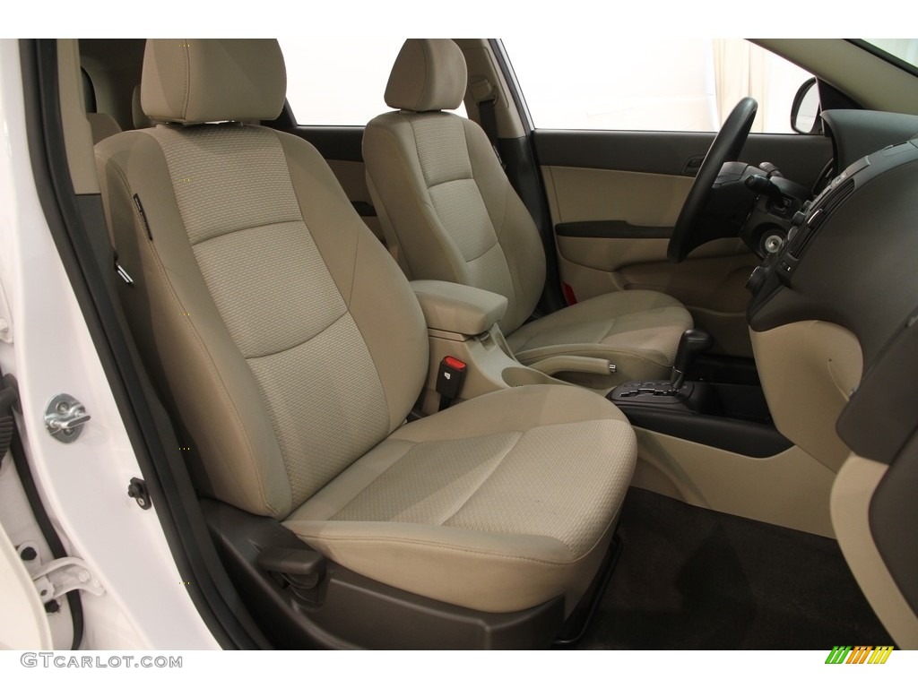 2012 Elantra GLS Touring - Monaco White / Beige photo #10
