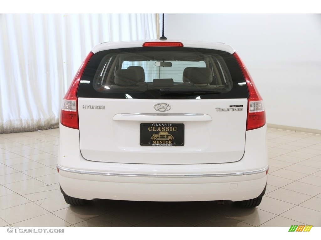 2012 Elantra GLS Touring - Monaco White / Beige photo #13