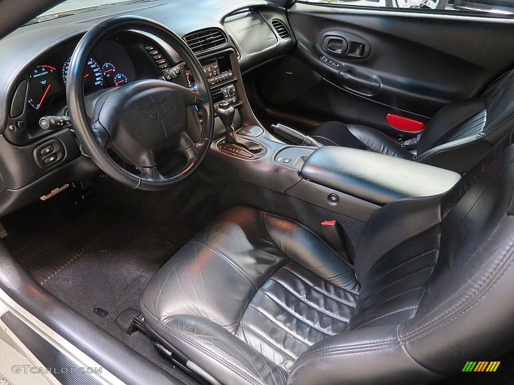 2000 Corvette Coupe - Light Pewter Metallic / Black photo #13