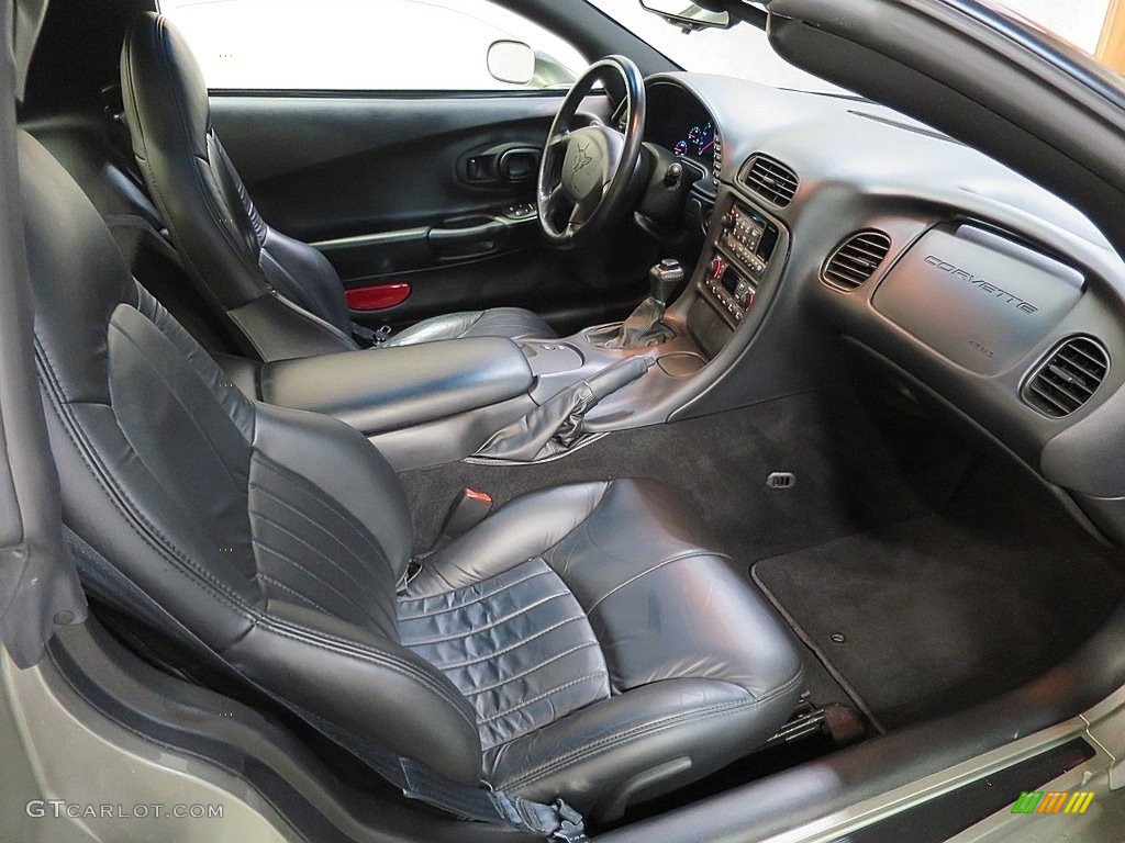 2000 Corvette Coupe - Light Pewter Metallic / Black photo #15
