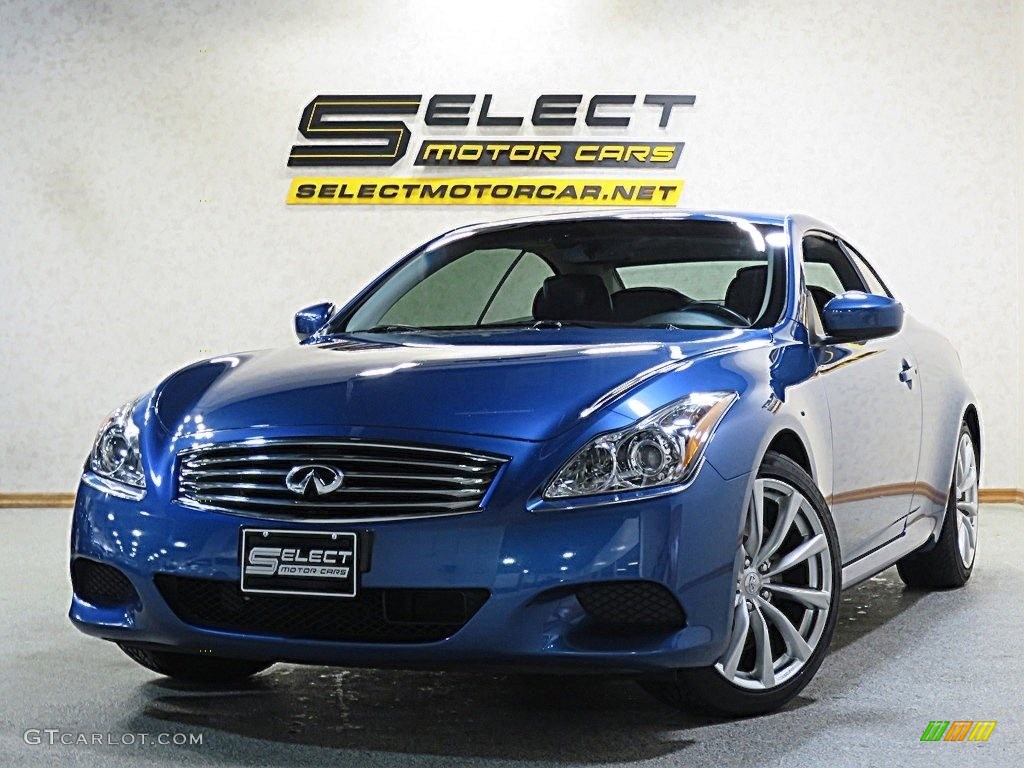 2010 G 37 S Sport Convertible - Athens Blue / Graphite photo #1
