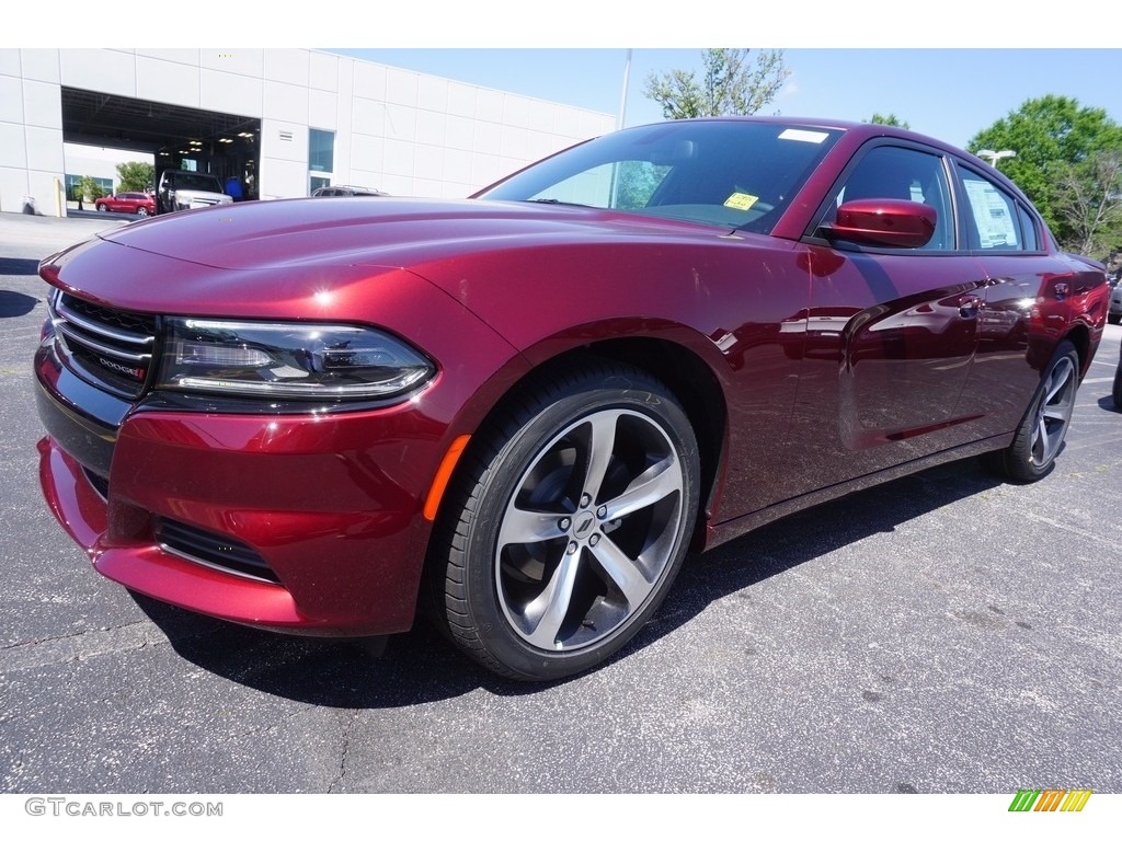 2017 Charger SE - Octane Red / Black photo #1