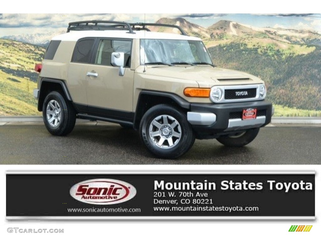 2014 FJ Cruiser 4WD - Quicksand / Dark Charcoal photo #1