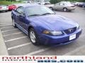 2003 Sonic Blue Metallic Ford Mustang V6 Coupe  photo #5