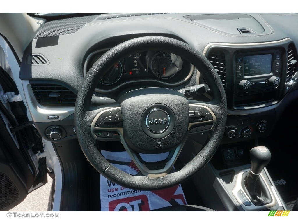 2017 Cherokee Sport - Bright White / Black photo #7