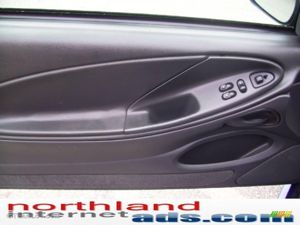 2003 Mustang V6 Coupe - Sonic Blue Metallic / Medium Graphite photo #11