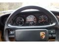 1989 Porsche 911 Cashmere Beige Interior Steering Wheel Photo