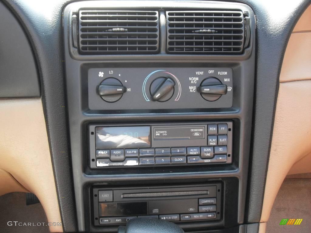 1998 Mustang GT Convertible - Laser Red / Saddle photo #13