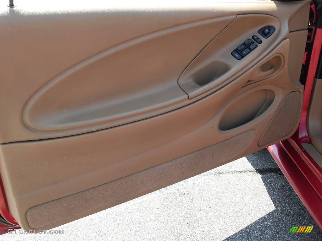 1998 Mustang GT Convertible - Laser Red / Saddle photo #16